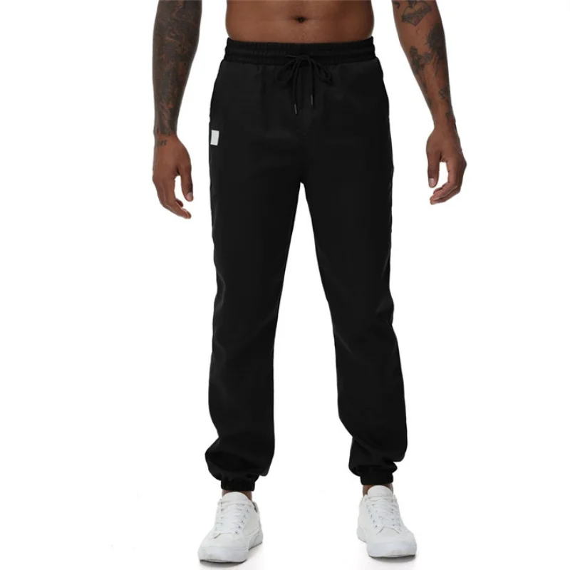 

Spring Autumn Men Pants sports Joggers Pants quick-dry Training Trousers Loose Large size Men's Woven Pants running Sweatpants