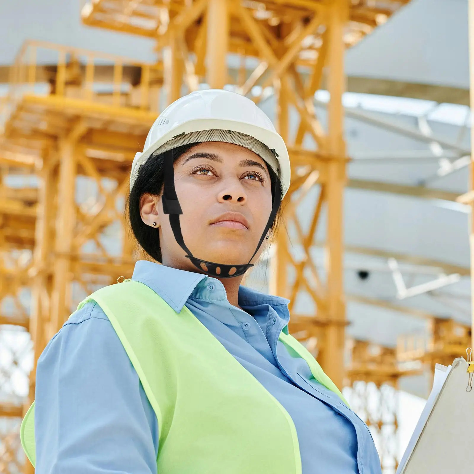 Universal Hard Hat Chin Strap for Construction Adjustable Polyester Work Safety Wear Resistant Straps