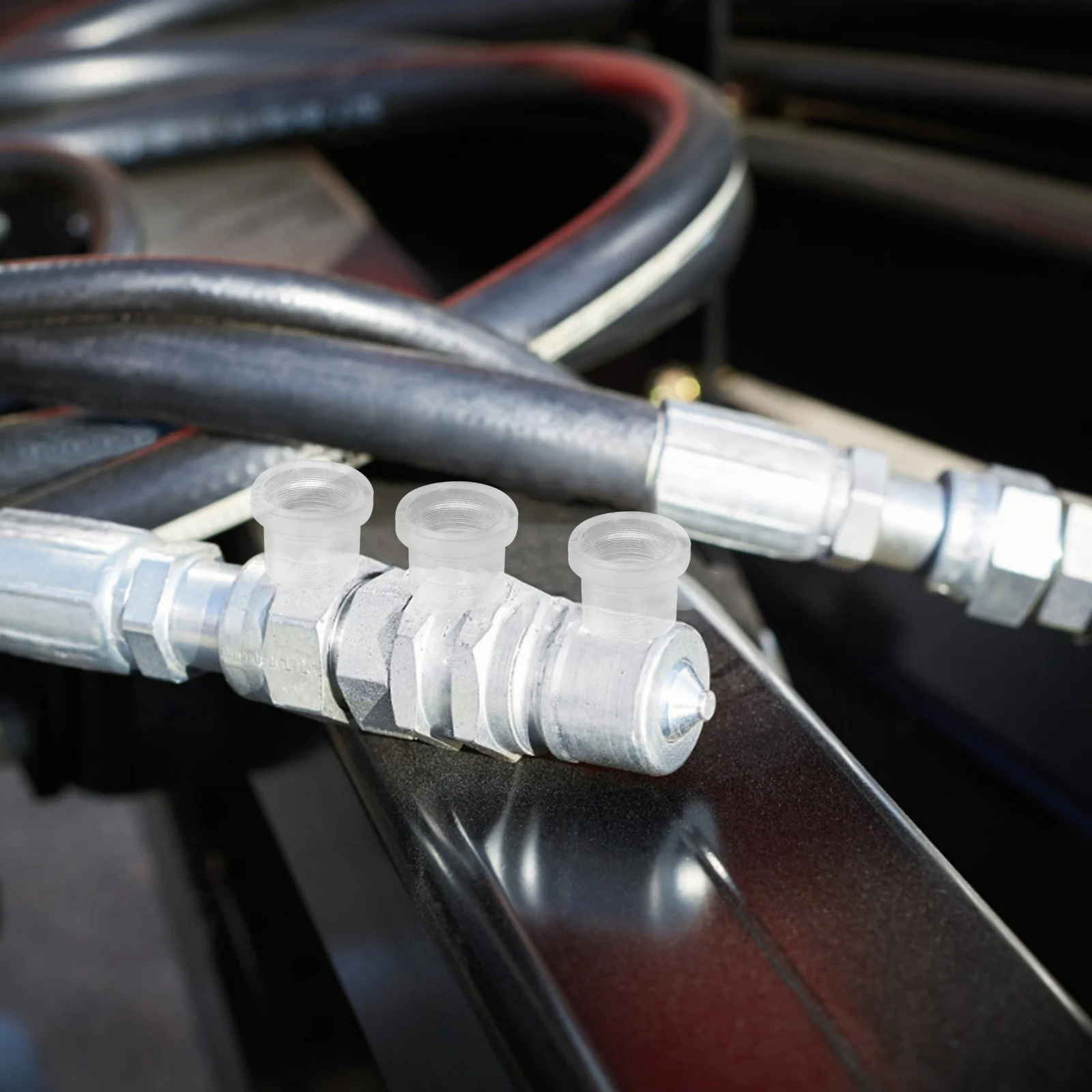 

10Pcs Air Conditioning Refrigerant Filling Hose Kit Pressure Gauge Sealing Rings for Car Ac Discharge DIY Recharge System