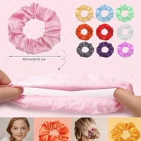 LED Luminous Scrunchies Hairband Women Glowing Elastic Hair Tie Hair Rope Girl Glow in the Dark Party Supplies Hair Accessory - Image 6