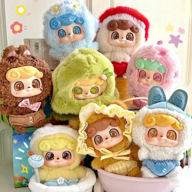 

Q. Kid Fairy Tales Plush Series Mystery Box Blind Box Q.Kid Vinyl Face Doll Handmade Pendant Ornament Trendy Toy Surprise Gift