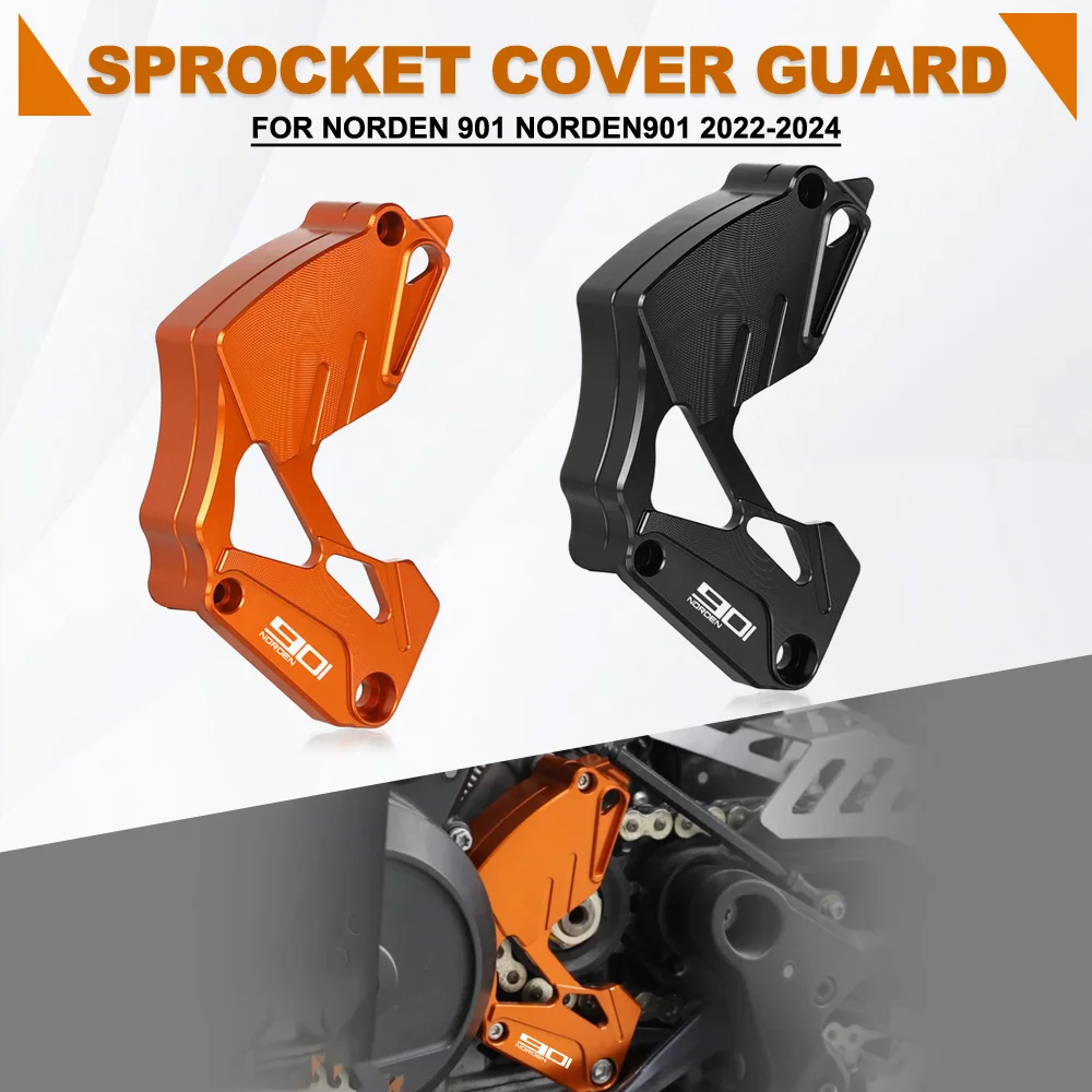 

For Husqvarna NORDEN 901 NORDEN901 2022 2023 2024 Motorcycle CNC Accessories Chain Guard Cover Front Sprocket Guard Protector