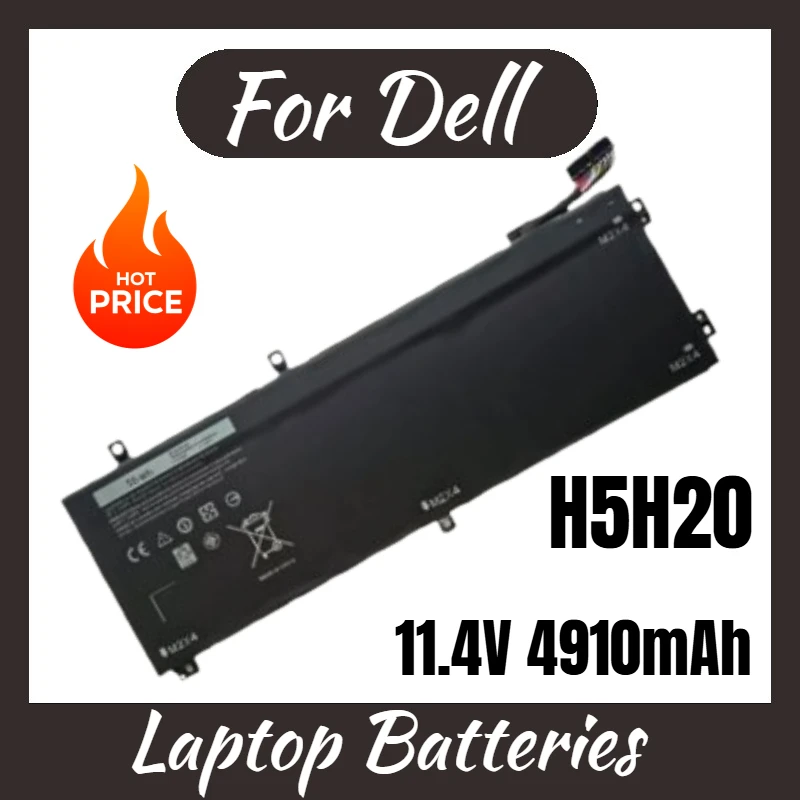 

Laptop Battery H5H20 11.4V 4910mAh for Dell Precision 5510 5520 5530 5540 XPS 15 9550 9560 9570 Inspiron 7501 7590 7591