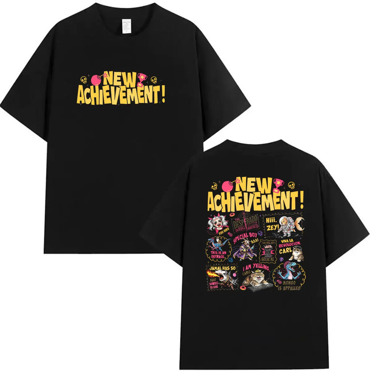 T-shirt à manches courtes pour hommes et femmes, en coton de haute qualité, avec image de princesse Donut Game, cosplay, Dungeon Crawler Carl