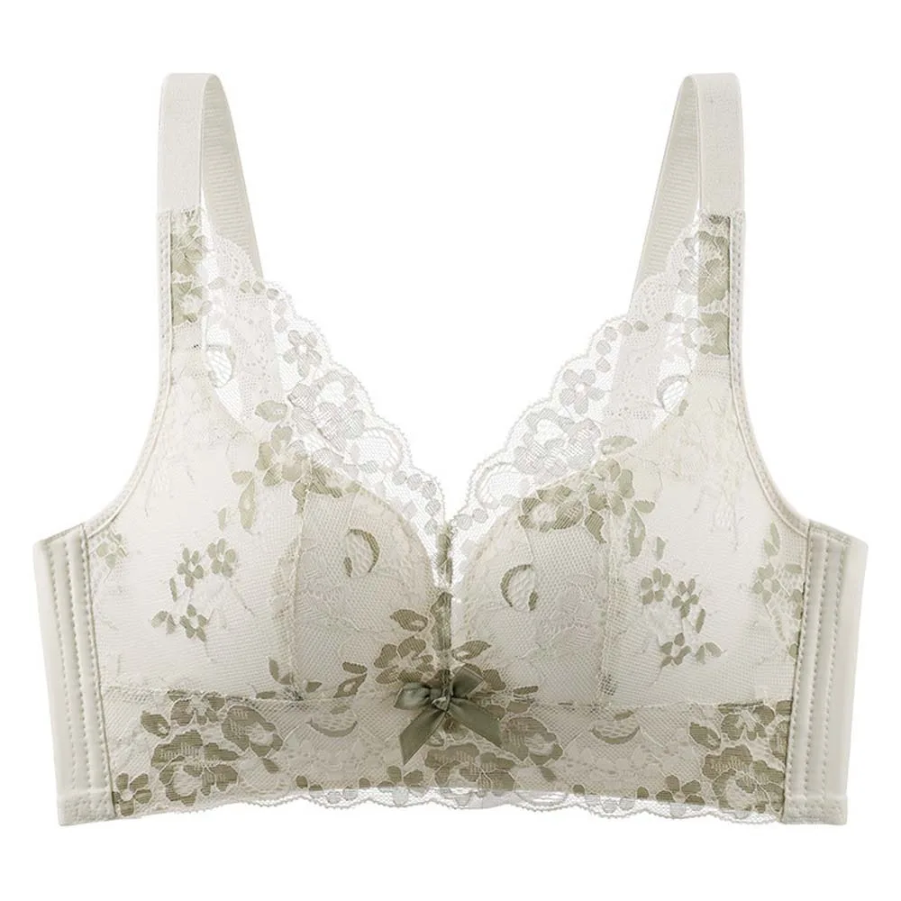 Reggiseno senza cuciture in pizzo per ragazze senza cuciture, reggiseno antiurto aderente per le donne, bella biancheria intima push up anti-cedimento sulla schiena