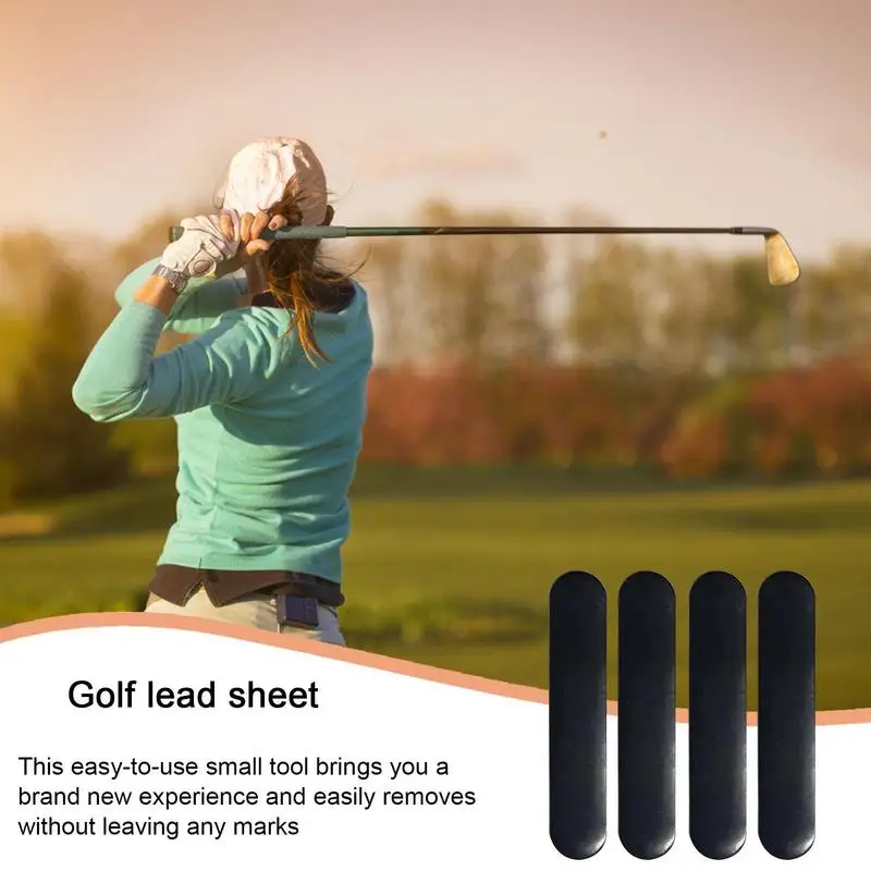 3g New Black Silver Golf Club Weighted Lead Sheet Self-adhesive UniversalPickleball Lead Tape Golf Weighted Tape Golf Supplies