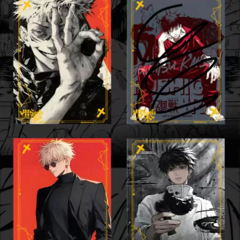 Wholesales Jujutsu Kaisen Collection Ruika A5 Art Board Hot Stamping Wave4 Playing Anime Games Trading