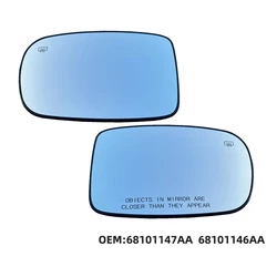 1pcs Left/ Right Heated Rear Mirror Glass for Chrysler 200 300 2011-2014 for Dodge Charger 2012-2017 68101147AA 68101146AA