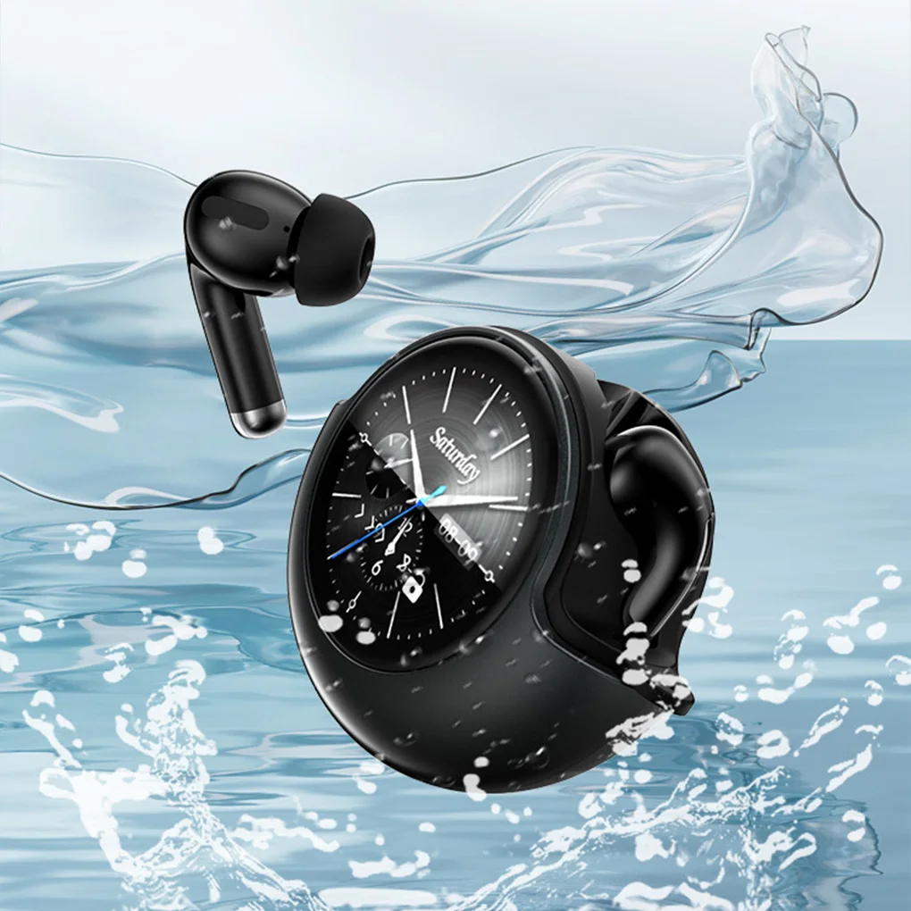 

Bluetooth 5.3 Earphones Wireless Headphones with Touch Screen 40H Playtime Deep Bass Stereo Ear Buds with Mic IPX5 Waterproof