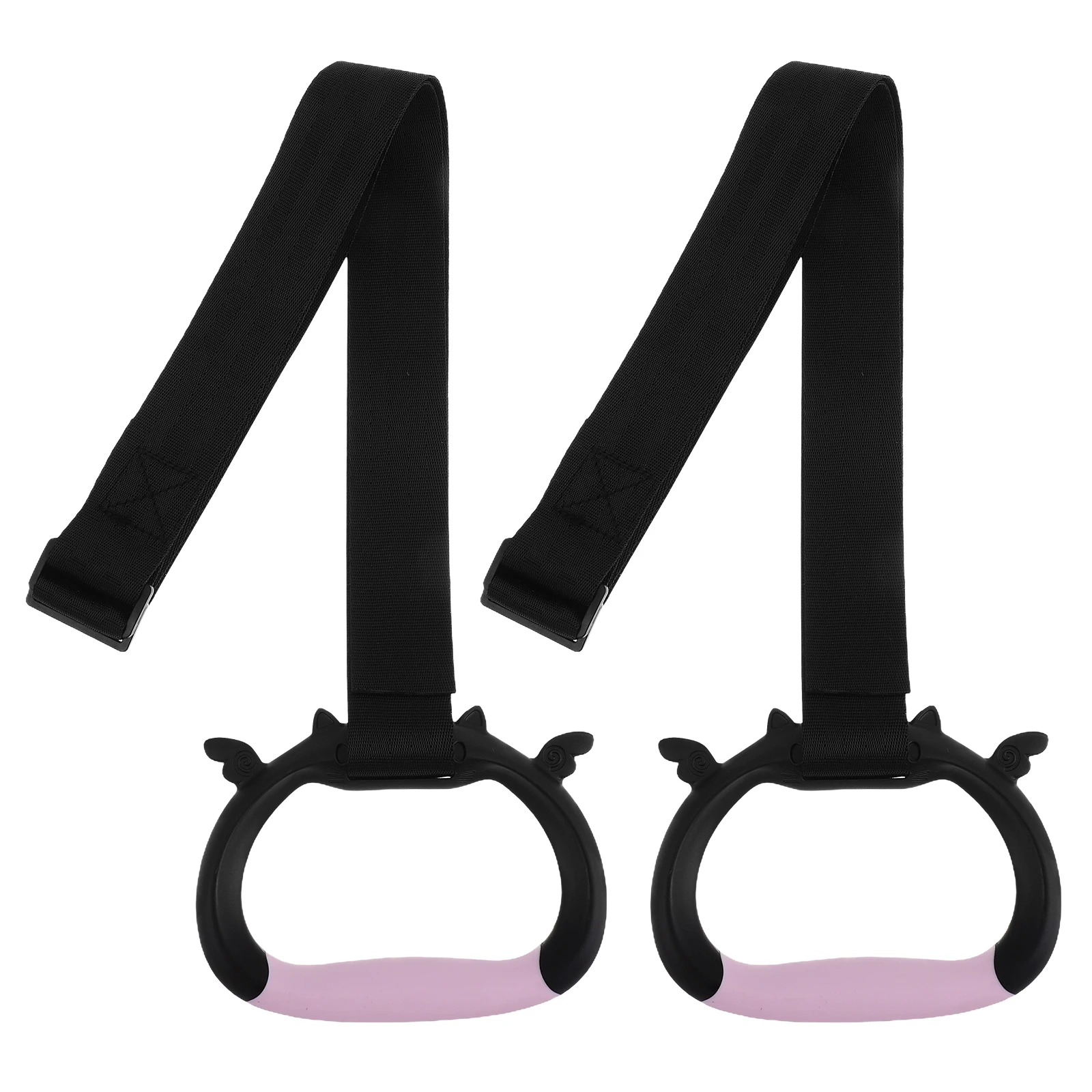 

2pcs Children Hanging Rings Kids Equipment Home Playground Baby Cot Toddler Walking Training Pull Up Workout