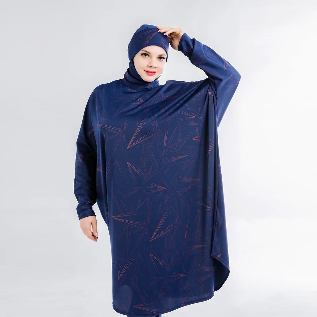 Muslim Swimwear Women Modest Swimsuit Hijab Cover Ups Burkini Islamic Long Sleeve Swimming Suit Hijabs For Woman Bathing Swim