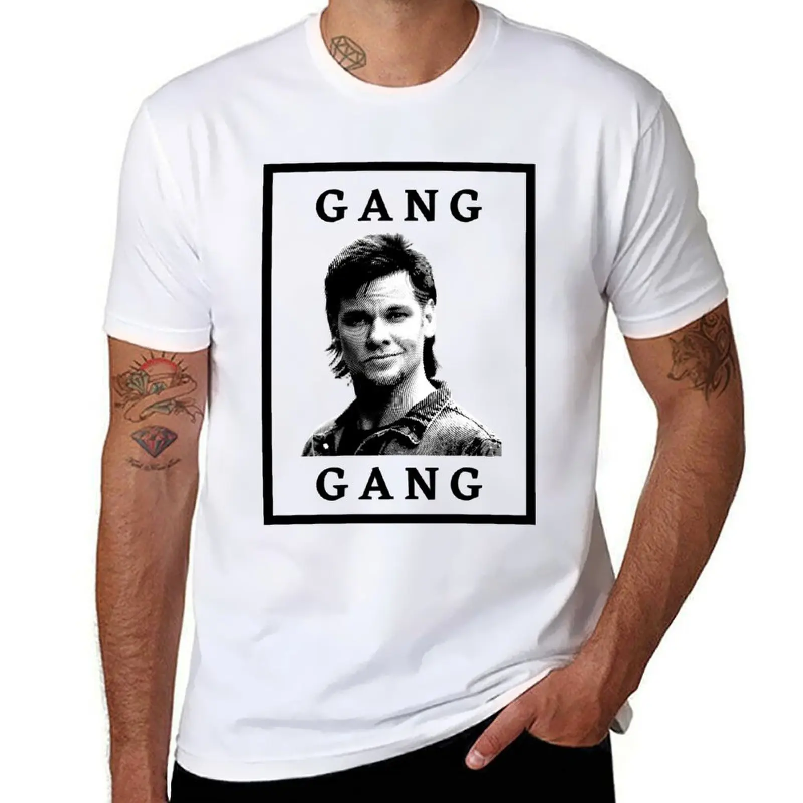 

Day Gifts Theo Von Gang Gang Cool Gift T-Shirt boys animal print oversize t-shirts man tee shirts for men