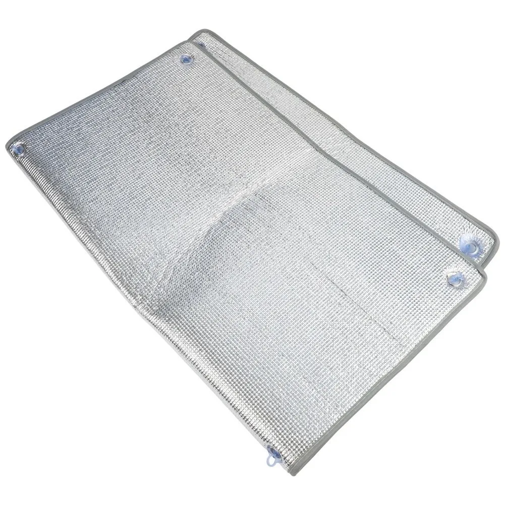 Aluminum Foil Thermal Film for Windows 6mm Thickness with Protective Edge Design and Free Suction Cup Mounting