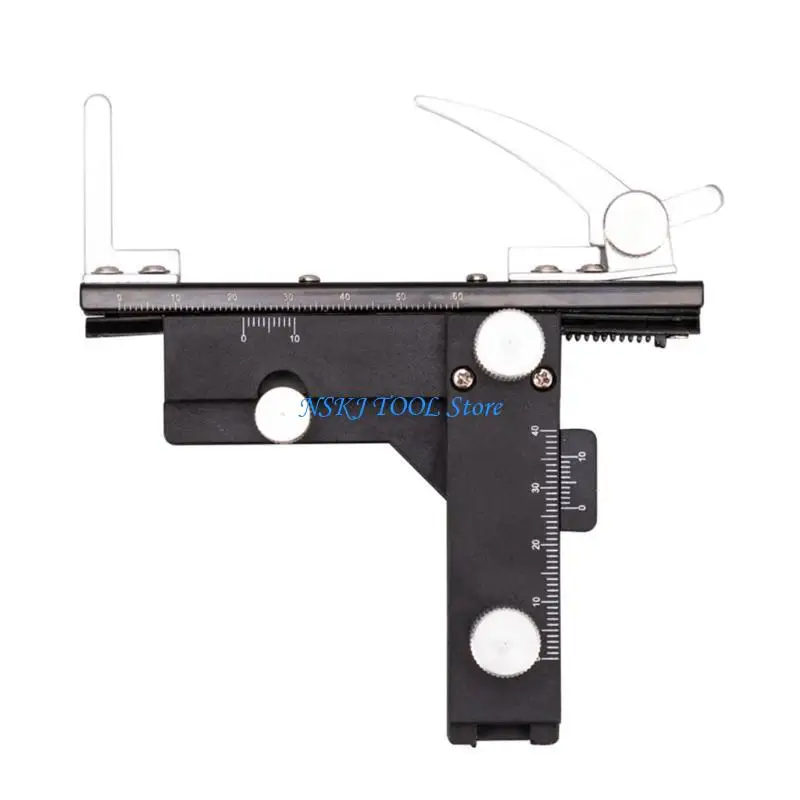 

L8RC Multifunction Microscope Accessory Single Line Moving Scale Aluminum Microscope Micrometer for Detailed Object Measurement