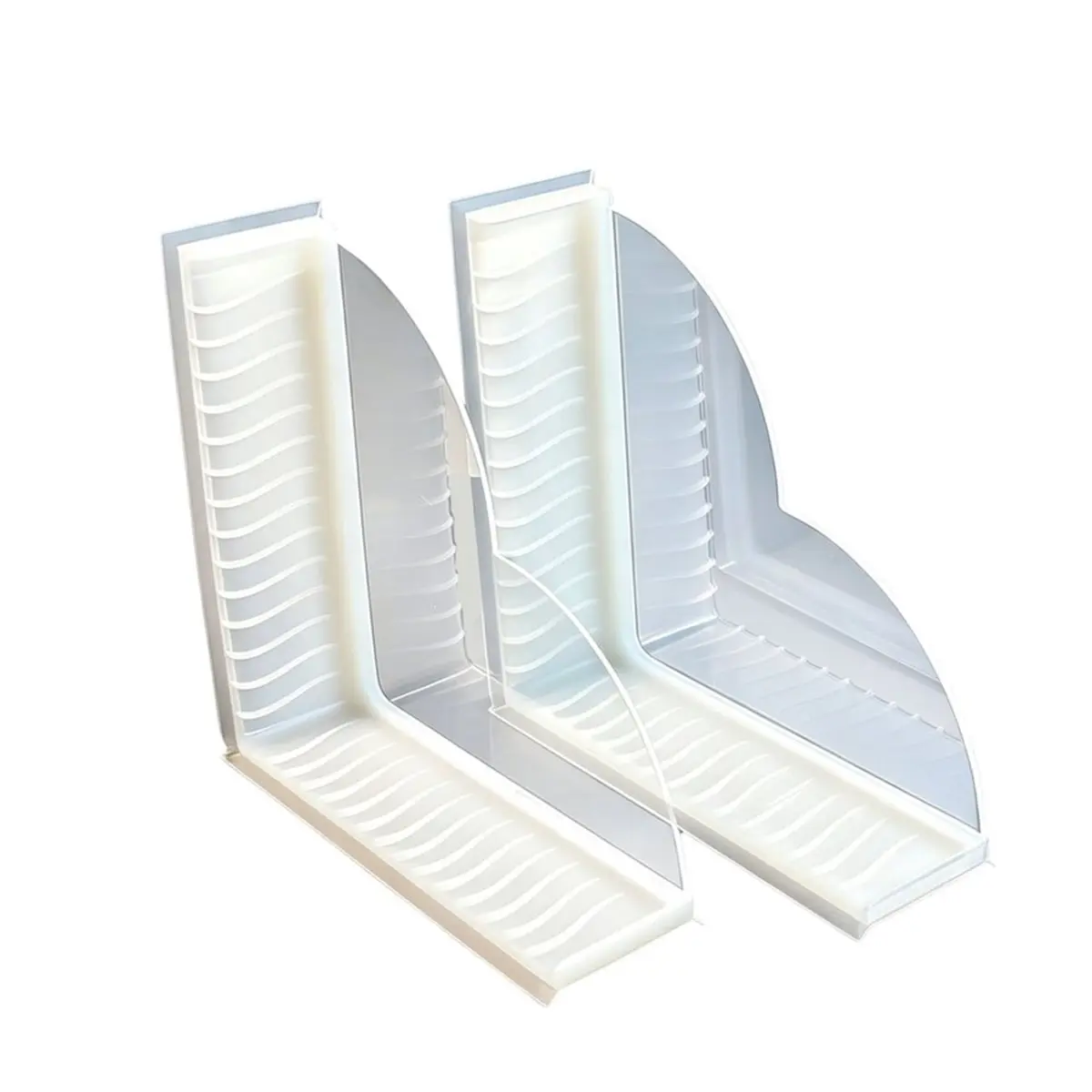 [N84R] Shower Splash Guard 2-Pack, No-Adhesive Silicone Bathtub Corner Water Blocker with Strong Suction Cups, Reusable Guards