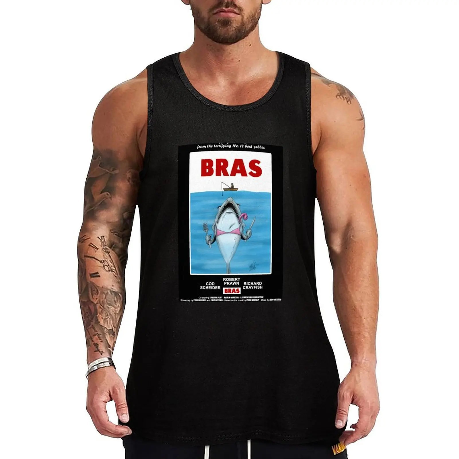 Lunch! Tank Top High Stretch Tank Top Athletic Fit Workout Shirt
