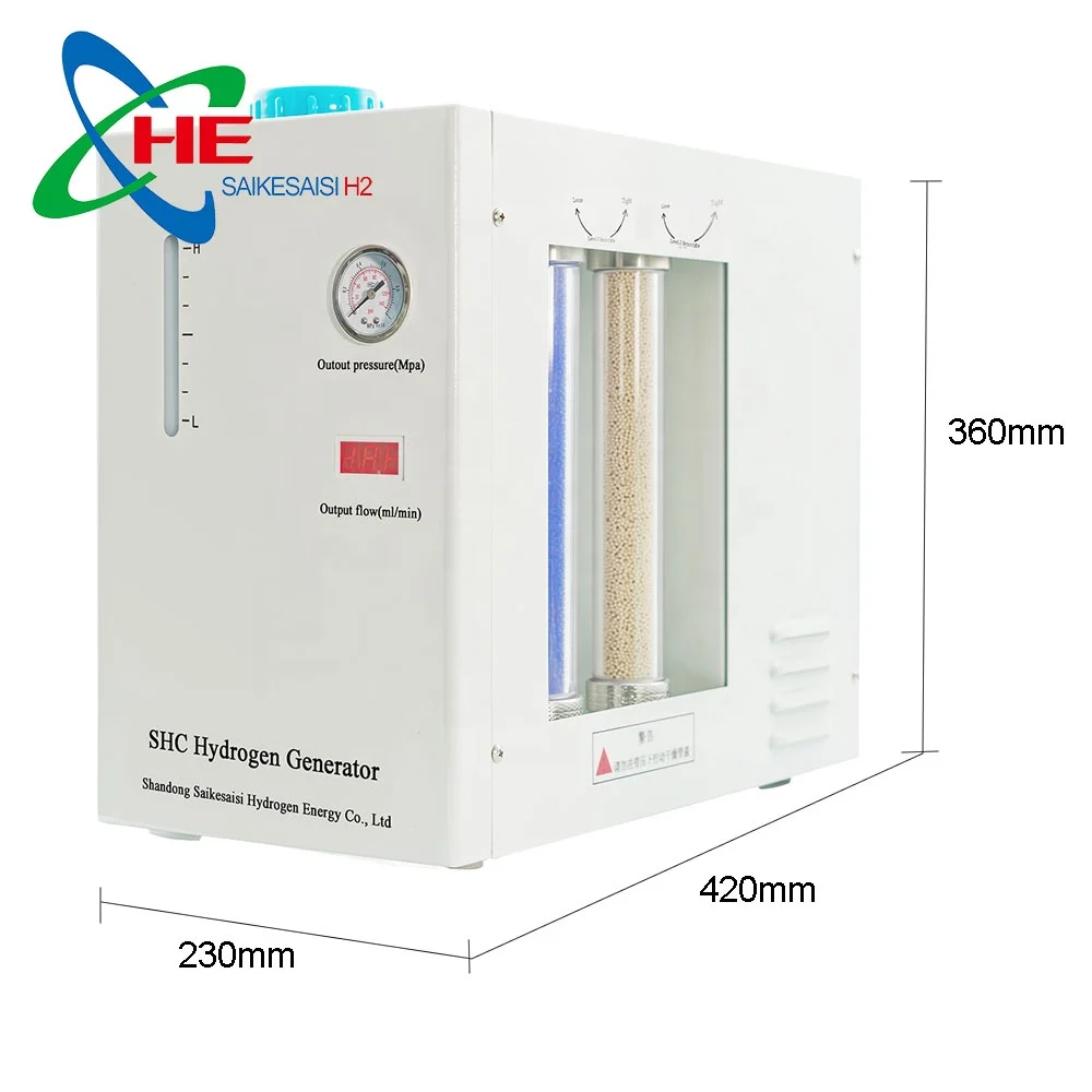 99.999% Purity KOH Lye Electrolysis Hydrogen  Generator  300ML/MIN