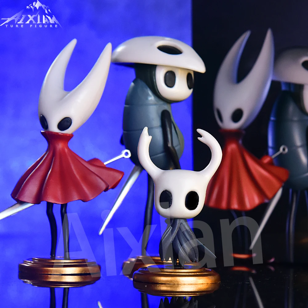 3pcs/set Hollow Knight Toys Anime Game Figure The Knight Action Figure Hornet/Quirrel Figurine Collectible Model Doll with Box