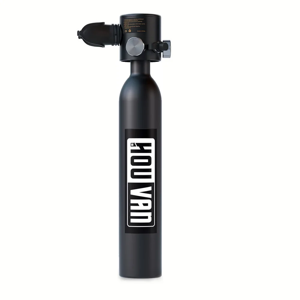 HOUVAN H300P Mini 0.5L Scuba Diving Tank Diving Cylinder Dive Equipment Portable Pony Bottle for Underwater tanks