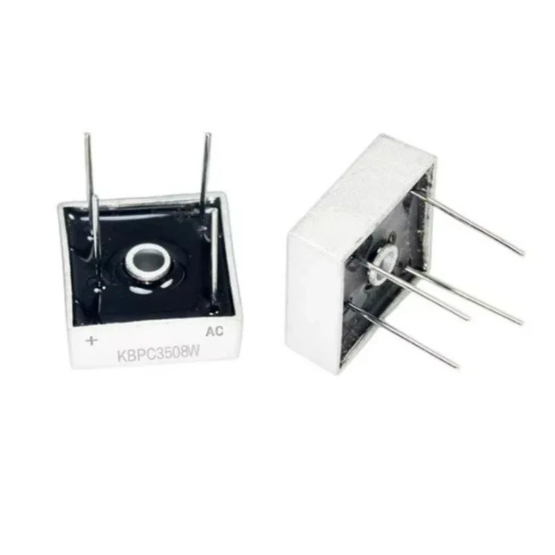 KBPC3502W~KBPC3510W Pin Type Rectifier Bridge Single Phase Diode Power Rectifier Electronic Component 5Pcs