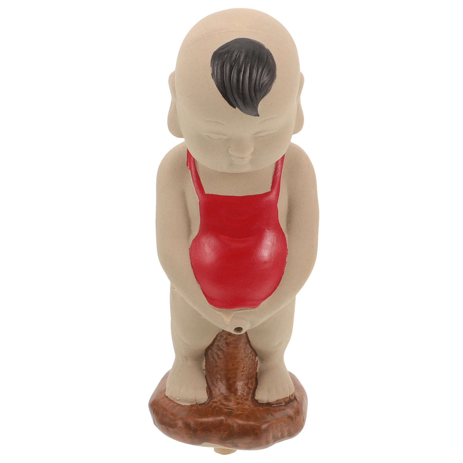 

Water Circulation Fountain Decorative Pee Boy in Ceramic Material for Garden Yard Patio Small Space Relaxation