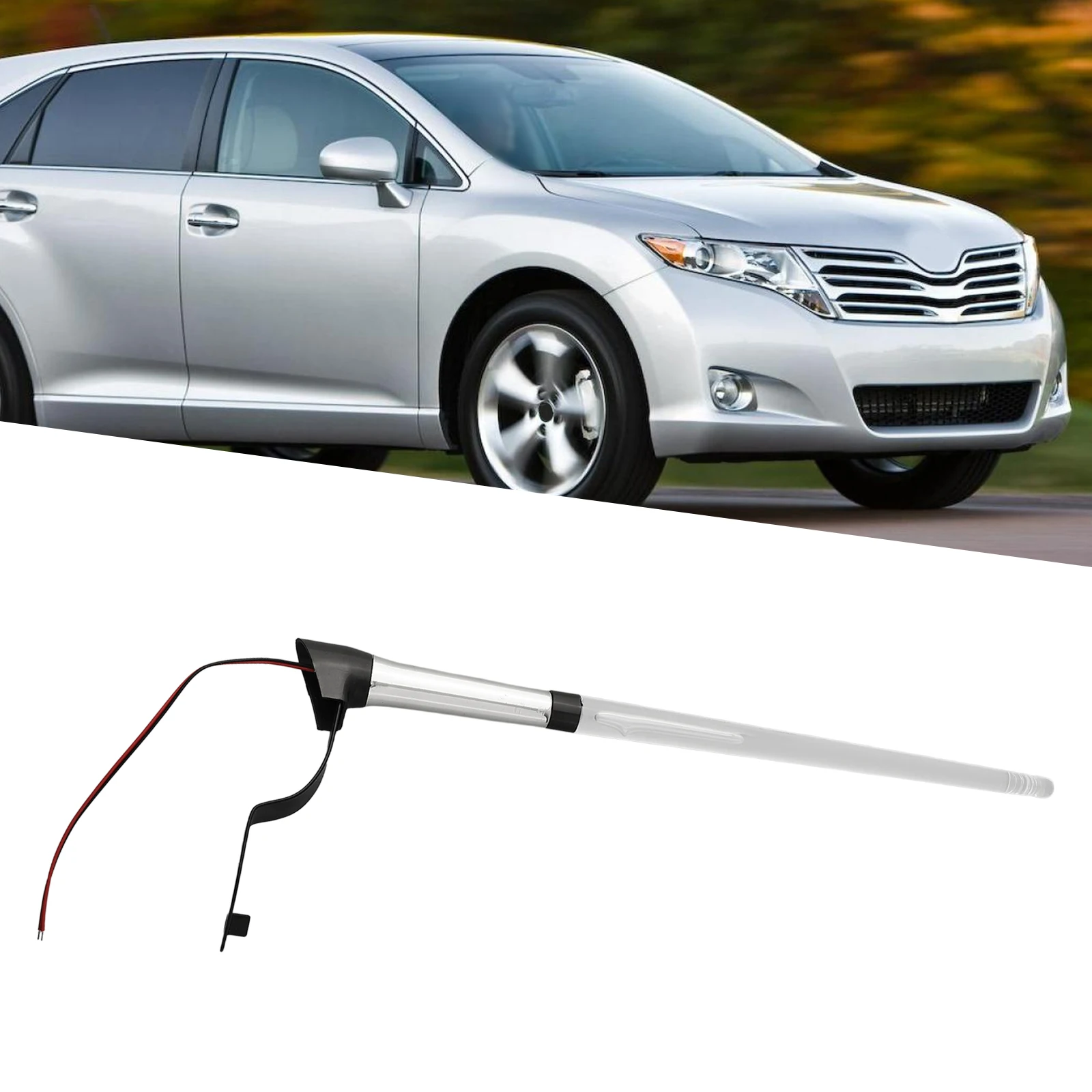 

Light Antenna Antenna Mast Direct Mount External Light Antenna 12V Car Accessory Car Flagpole Light Car Flag Pole