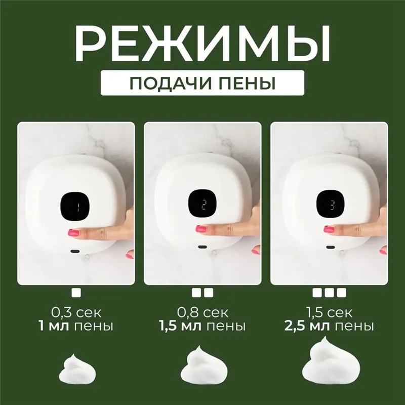 A99T Automatic Hand Sanitizer Machine Induction Wall-Mounted Intelligent Electric Foam Washing Contact-Free Liquid Dispenser