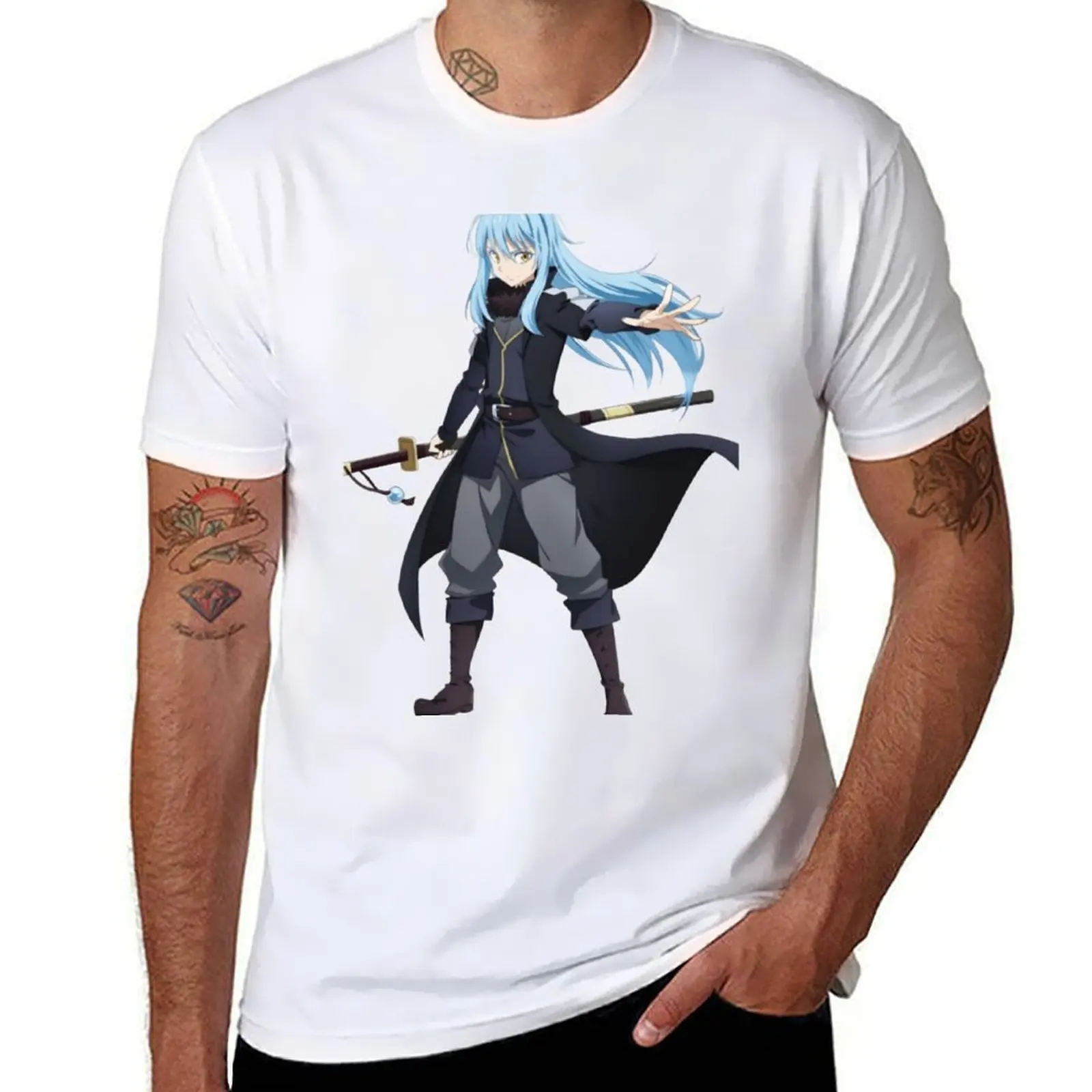 

cotton anime men Arifureta cotton shirt luxury tshirt t shirts 100% 100% t brand T-Shirt