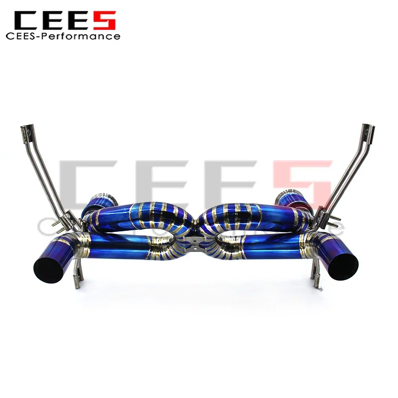 cees Titanium Catback Exhaust Pipe for Lamborghini Huracan Technica STO EVO LP610 2019-2020 Performance Exhaust System Assembly