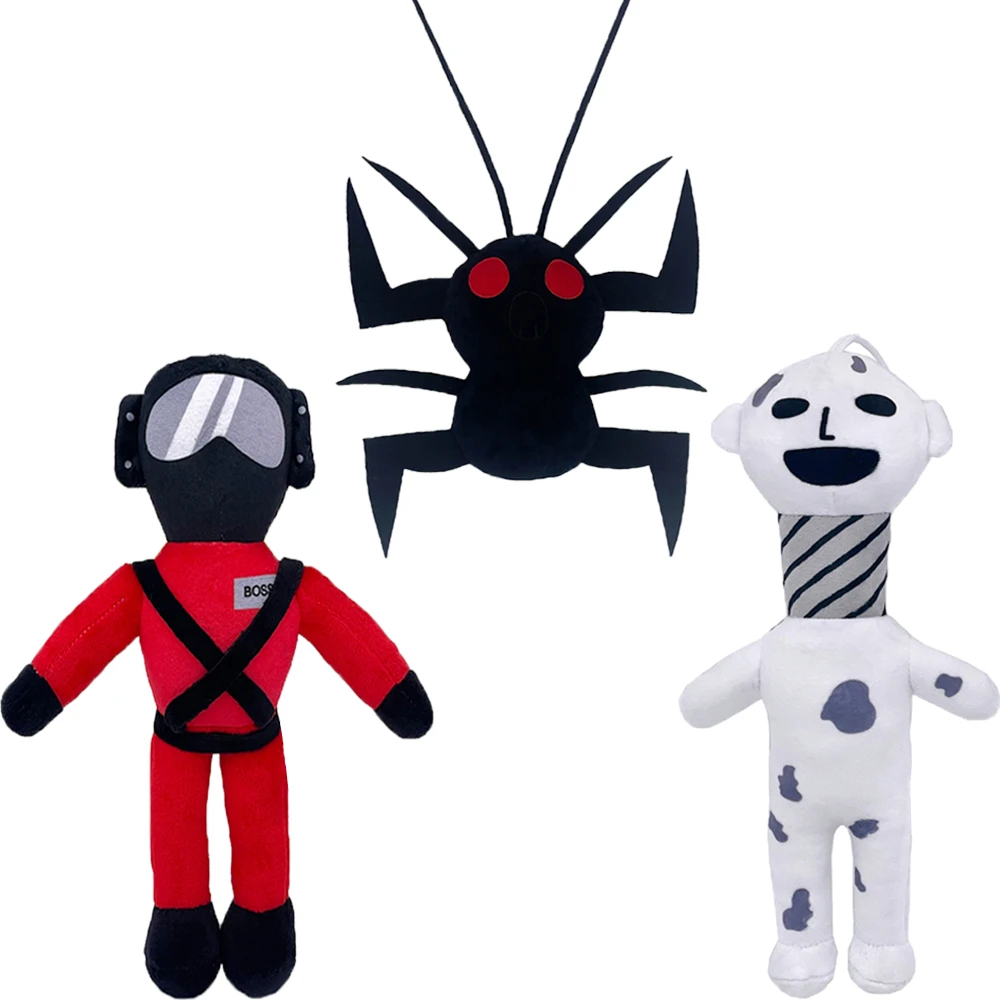 25cm-30cm Lethal Company Plush Toys Coil-Head Bunker Spider Boss Soft Stuffed Animal Plushie Home Decor Collection Kids Gift