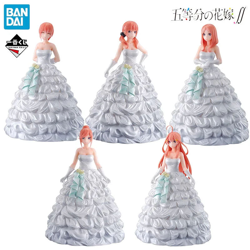 BANDAI Ichiban KUJI The Quintessential Quintuplets Nakano Ichika Nino Miku Yotsuba Itsuki PVC Anime Action Figures Model Toy