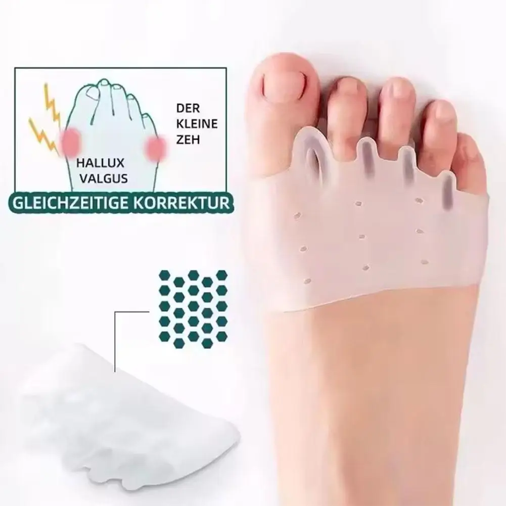 Corrector de juanete para mujer, separador de dedos de los pies, separador de Haluksy, esparcidor de dedos de los pies, Corrector de Hallux Valgus Bu T4b8