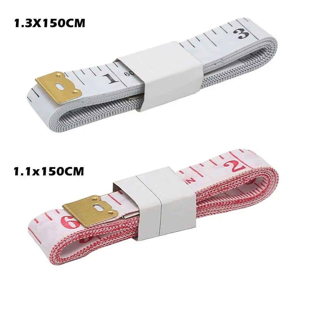 Durable 60in Soft Tape Measures Double Scale Mini Body Measuring Ruler Clothes Tailor Ruler