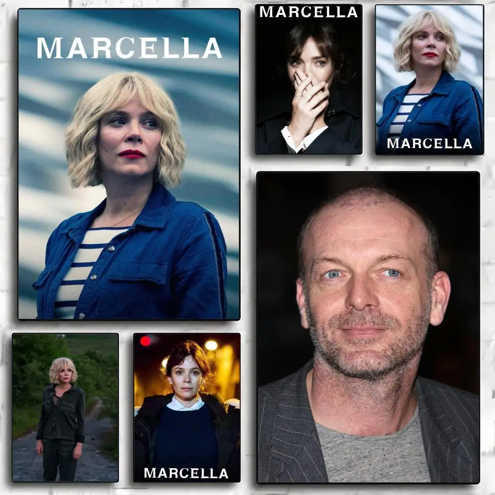 tv series M-Marcella-A Poster Minimalist Wall Sticker for Cafe Office Bar Home Decor and Gift
