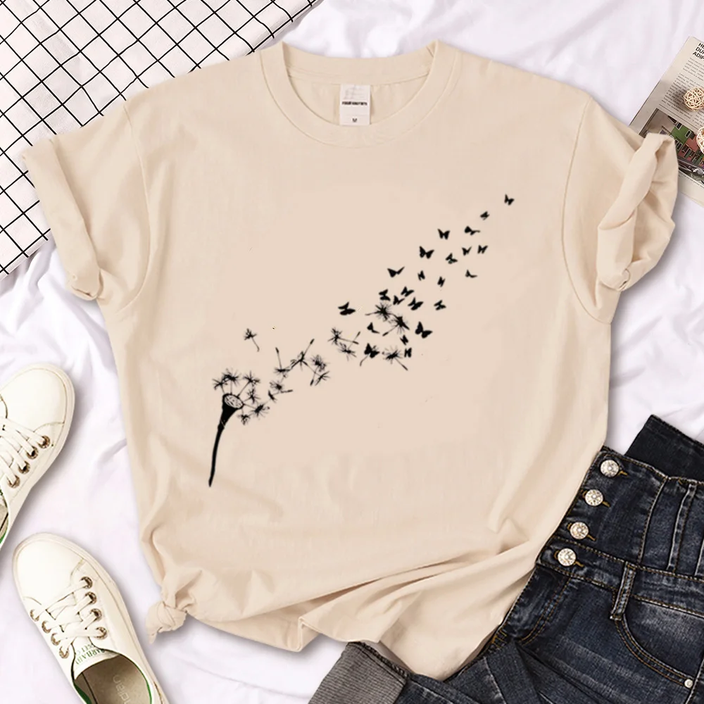 

Dandelion Tee women Y2K harajuku designer Tee girl manga clothes