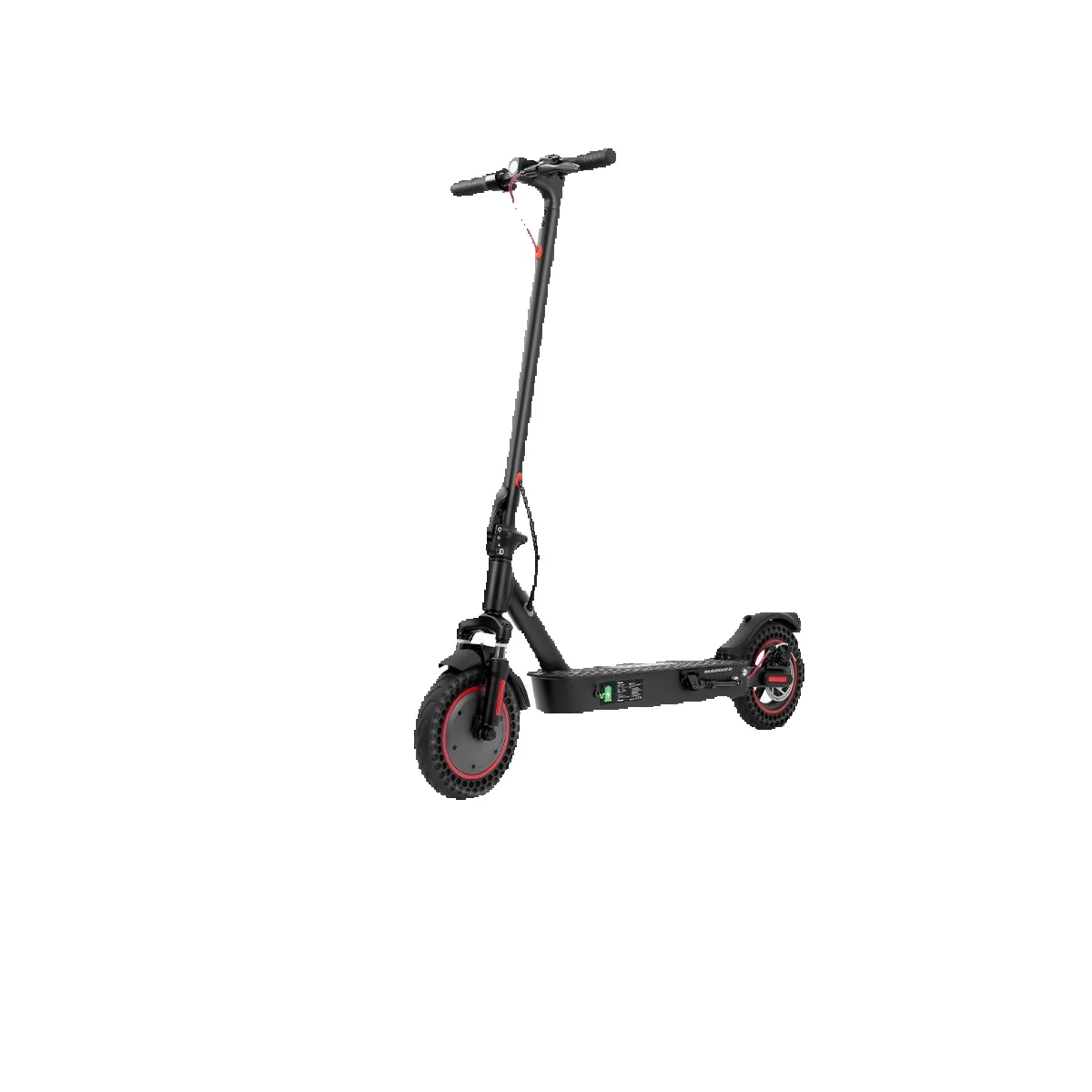 Iscooter I9Max Elektroroller für Erwachsene 500W Motor 36V10Ah Batterie 30Km/h Höchstgeschwindigkeit 30-40Km Reichweite 10 Zoll Reifen APP-Steuerung Klappbar