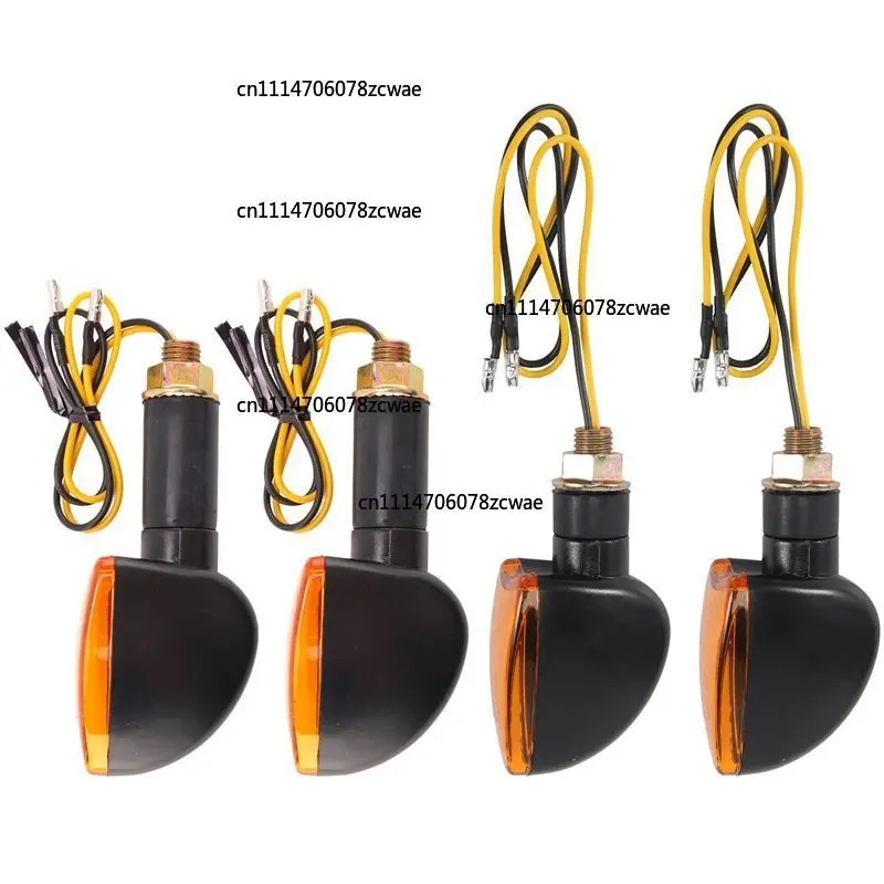ZOCI-Universal 12V Motorcycle Turn Signal Indicator Light Front Back Flashing Halogen Light Blinker Flash Bike Lamp For Honda