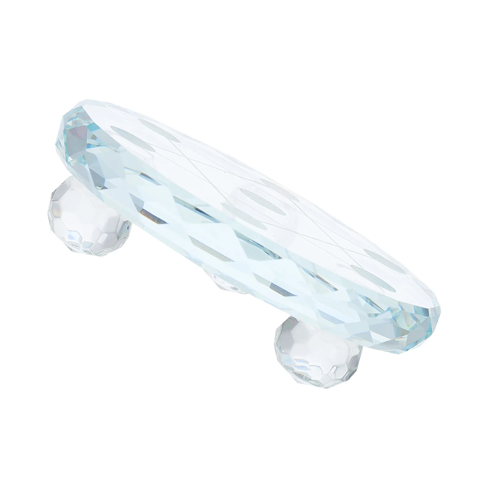 

1Pcs Crystal Seven-Star Array Tray Transparent Jewelry Container Display Storage Decorative Glass Plate