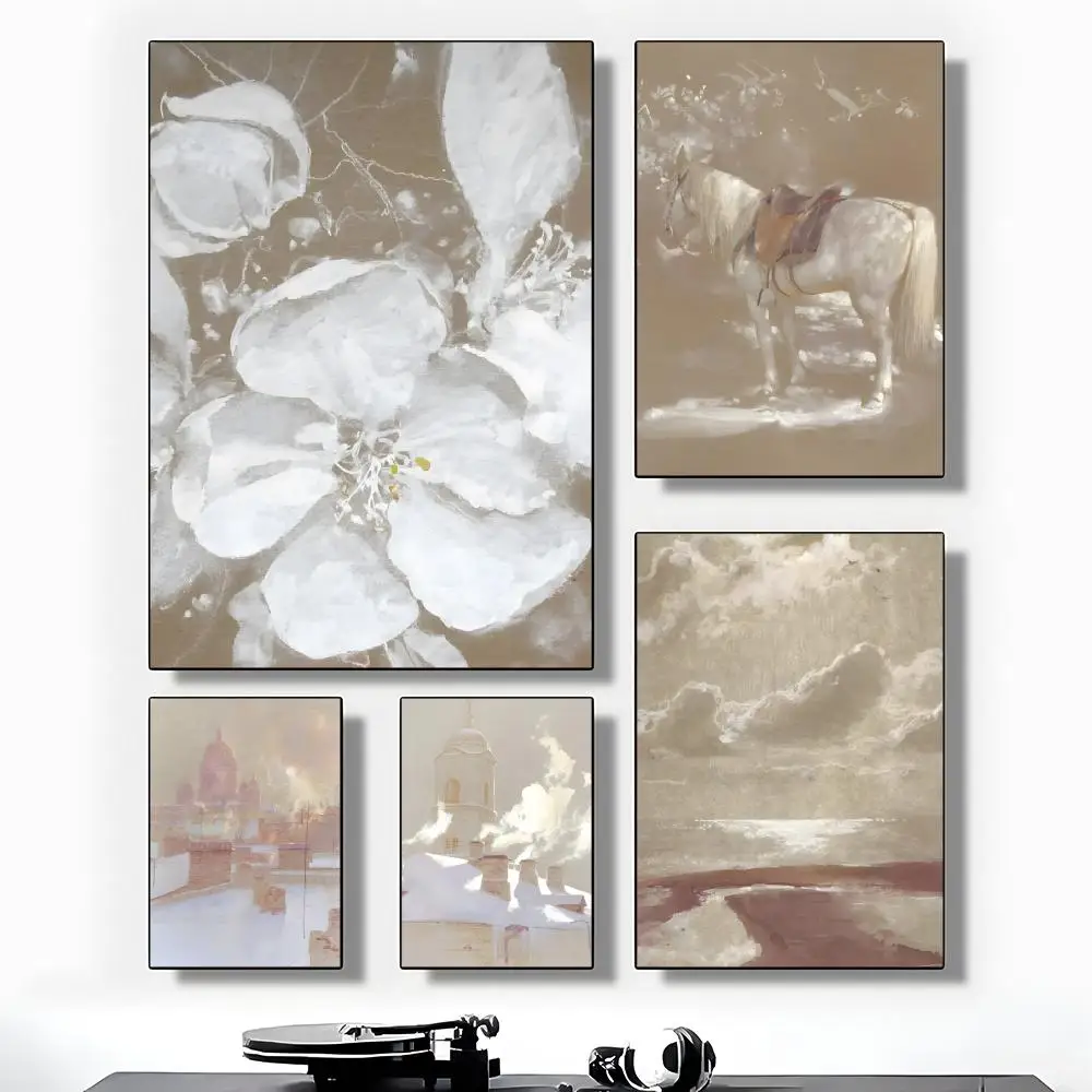 Póster abstracto del artista D-Denis K-Korobkov, póster de alta calidad para decoración del hogar, sala, Bar, cafetería, arte y regalo