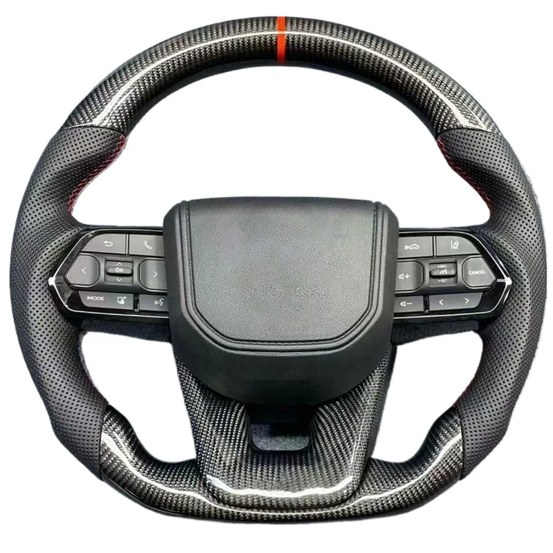 

Carbon Fiber Steering Wheel for Toyota Hilux N70 N80 Land Cruise Prado 120 LC79 LC70 LC200 Corolla Fortune Car Steering Wheel