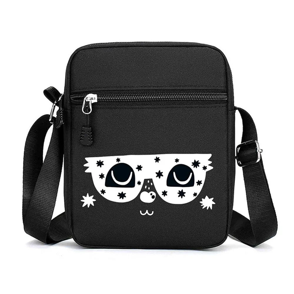 

Повседневная сумка через плечо из ткани Оксфорд, мультяшная сумка через плечо с несколькими отделениями, регулируемая мини-спортивная сумка для мужчин