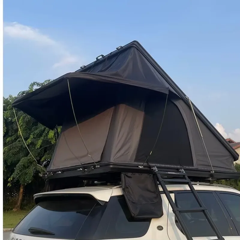 SUV Triangular Foldable Roof Tent Hydraulic Automatic Aluminum Car-mounted Tent Outdoor Travel Car Tent