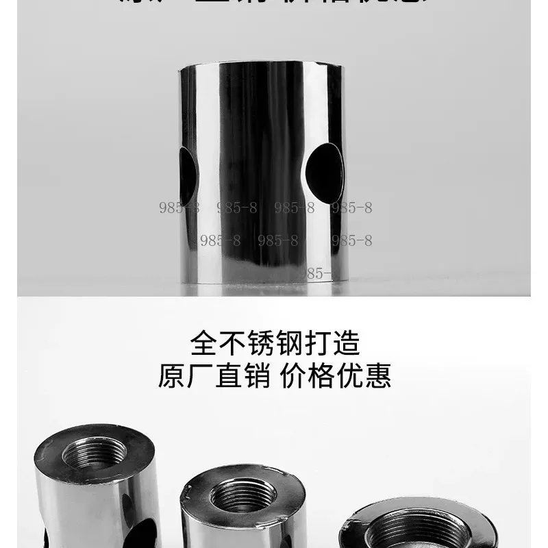 304 Stainless Steel Fountain Bubble Sprinkler Head, Adjustable Nozzle for Park Garden and Pond Water Features