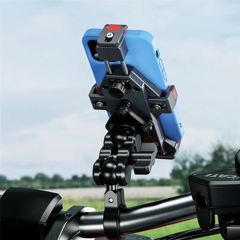 A73E-ذراع تمديد من الألومنيوم لقاعدة رأس كروية 25 مم مثالية للدراجة والدراجات النارية وحامل هاتف وذراع تمديد الكاميرا 6 سم #5