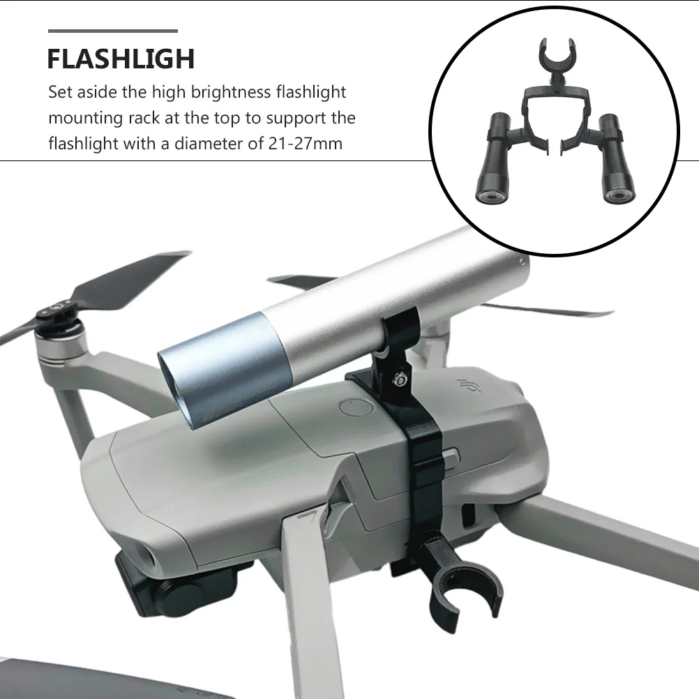 

1 Set Scratch Resistant Plastic Night Light Bracket Durable Drone Light Holder Adjustable Flashlight Stand
