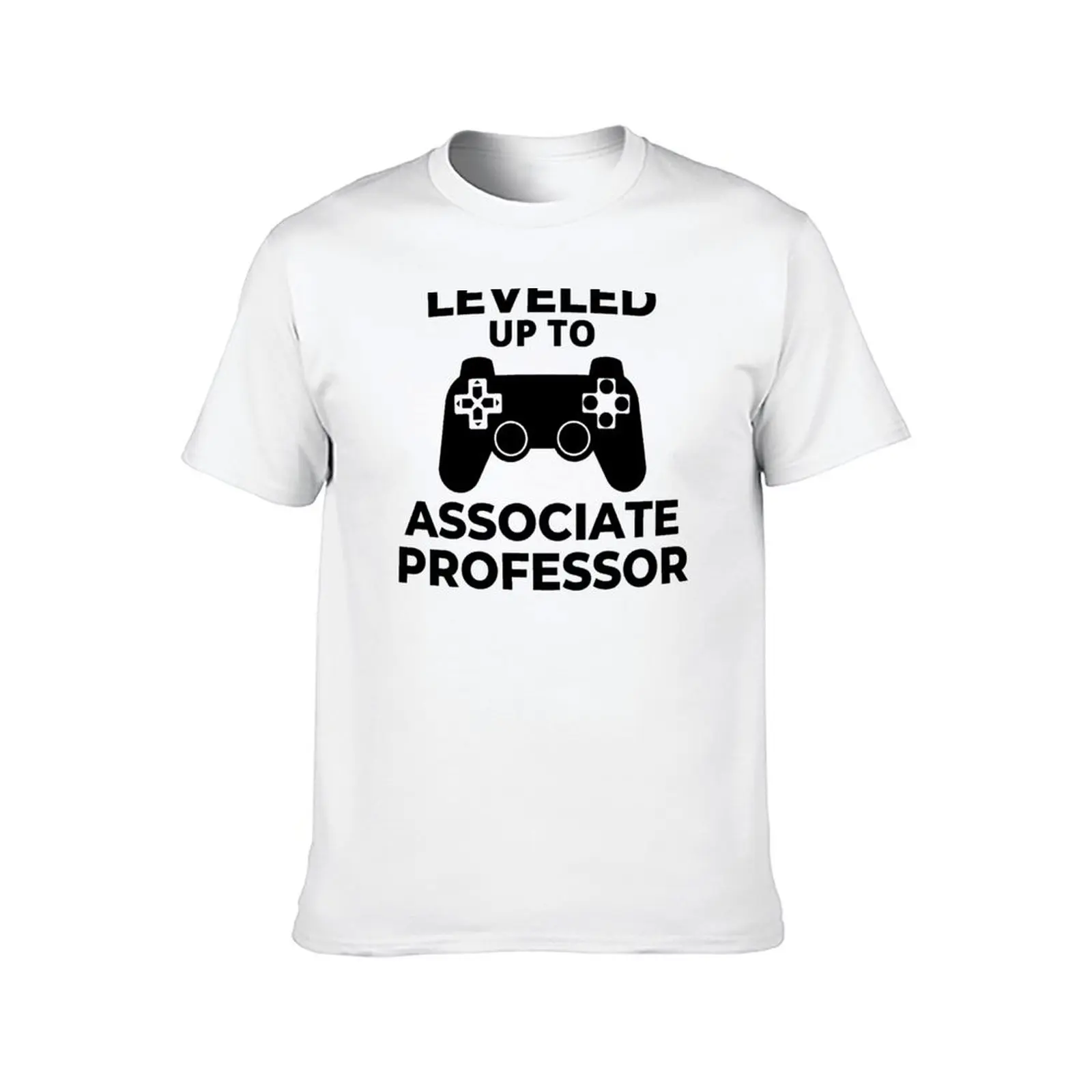 Leveled Up To Associate Professor - Tenure, University, Academic, Gamer, Video Games T-Shirt affliction shirts mens fashion