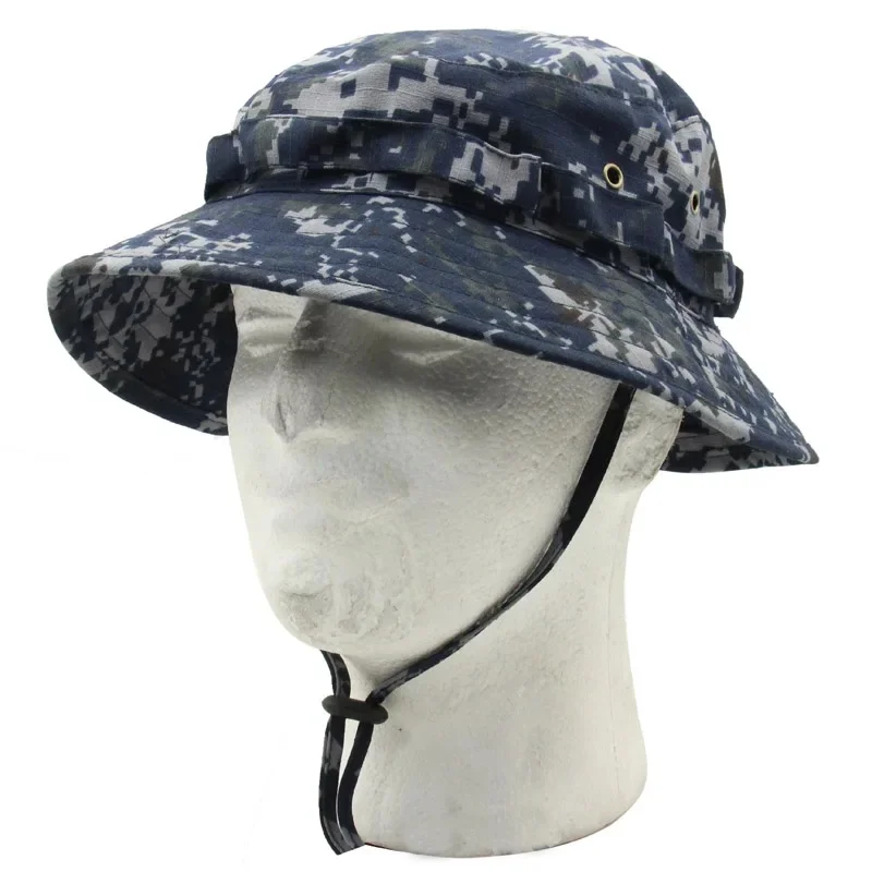 NEW Version Of Short Brimmed Benny Hat, Geely Tactical  Camouflage Narrow Brimmed Round Brimmed Hat, Battle Training Hat