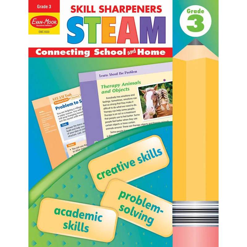 Skill Sharpeners STEAM Grade 3 EvanMoor EvanMoor 9781645140825 Book