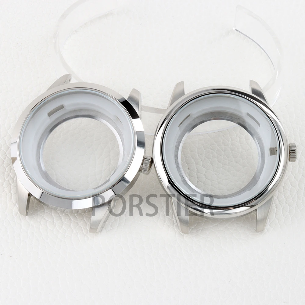 

nh35 42.7mm Watch Case Waterproof for MarK XX Men's 316L Stainless Steel Case Fit Seiko NH35/NH36 Automatic Movement 36mm Dial