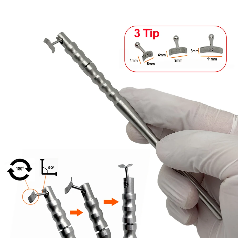 1set Adjustable Dental Implant Gingival Protecting Socket Shield Retractor Protector Gum Separator Isolation Tool